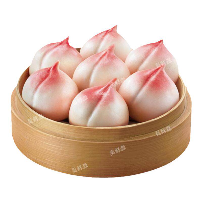 祝寿宴会寿桃包生日蛋糕早餐包子