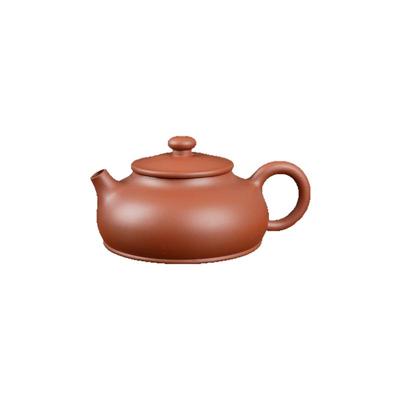 钦州坭兴陶集「光素小品涵山壶」 市级大师精品 纯手工窑变茶壶
