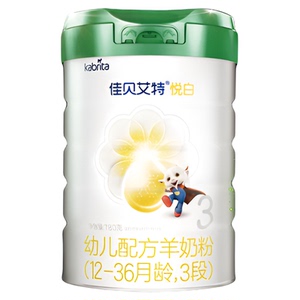 [618抢先购]佳贝艾特羊奶粉 悦白3段780g*1罐 有机奶源 12-36个月