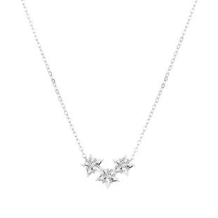 「小星星」超闪纯银锁骨项链女款轻奢小众简约送闺蜜女友生日礼物
