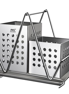 AKL304不锈钢加厚筷子桶筷子笼