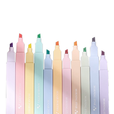 超时荧光笔CHOSCH双软头一笔两用