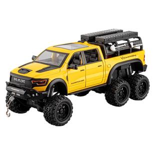 1:24道奇猛犸象皮卡车模仿真合金汽车模型儿童玩具车
