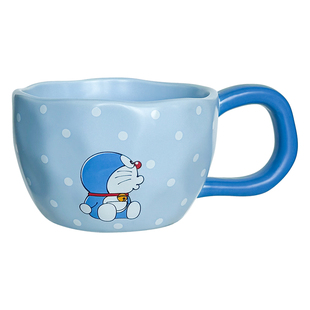 哆啦A梦联名陶瓷水杯马克杯高颜值可爱情侣专用生日礼物伴手礼盒