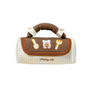 2026年新款萌物美食笔袋高颜值Ins大容量文具袋小学生专用铅笔盒