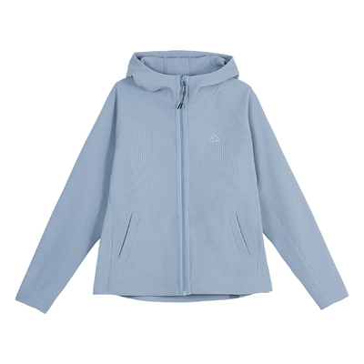 云上生活【洱海】UPF50+轻量华夫格肌理连帽防风外套女2026春上衣