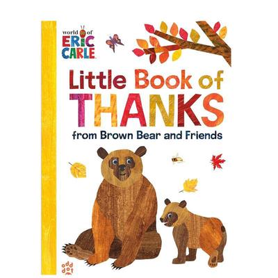 棕熊和朋友们-表示感谢英文儿童语言概念启蒙进口原版外版书EricCarle精装1岁(含-3岁(含【WorldofEricCarle】LittleBoo