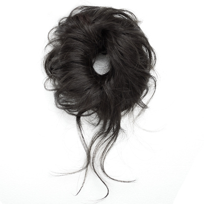 misssecert丸子头假发花苞头盘发