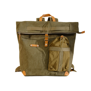 葱木 超好看的高质感帆布双肩包 冷门小众有质感的帆布包大容量