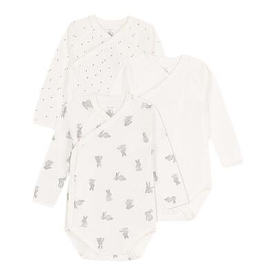 Petitbateau秋季婴幼儿包屁衣