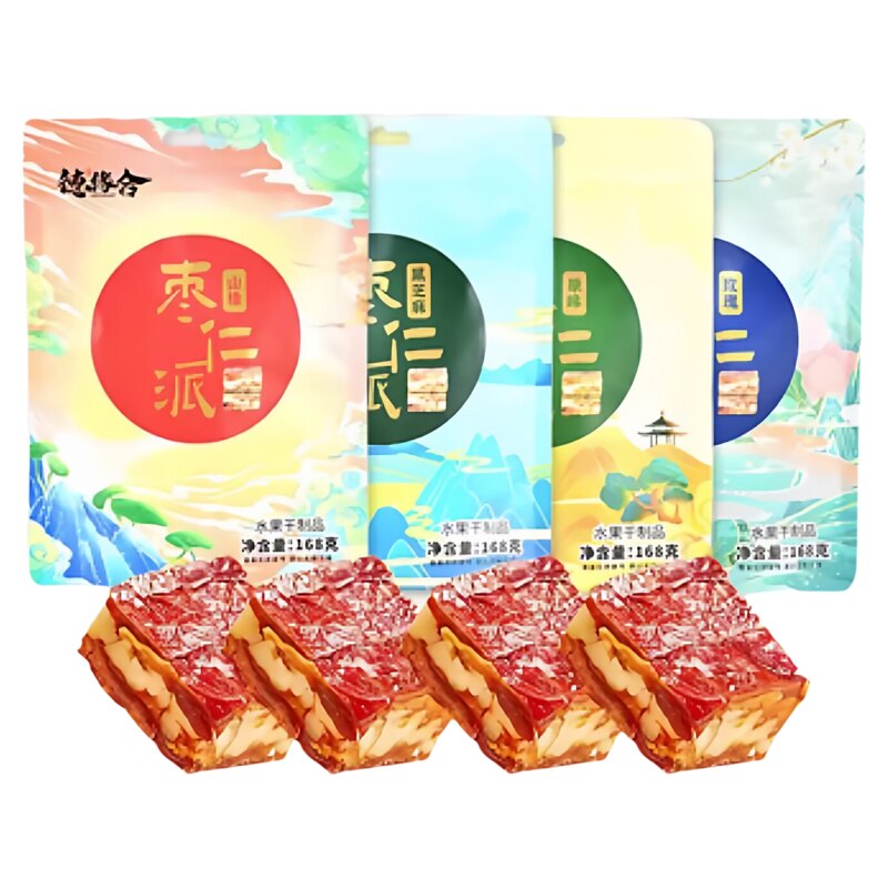 德缘合枣仁派红枣夹核桃仁小零食