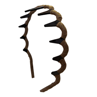 韩版布艺大波浪发箍女款2025新款高颅顶头箍高级感显脸小发卡头饰