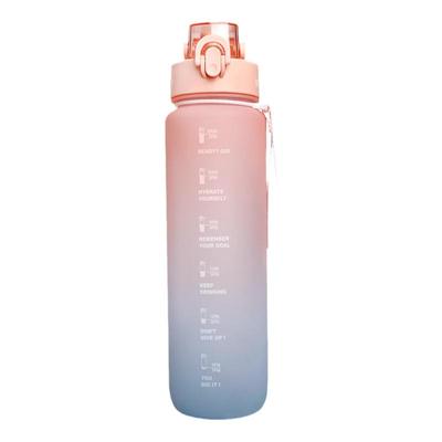 磨砂渐变色耐高温水杯学生大容量