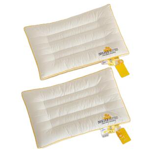 全棉绗缝李官齐大豆纤维枕成儿童人立体定型家用48*74cm枕头枕芯