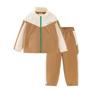 【商场同款】迷你巴拉巴拉运动风长袖套装男女童儿童户外撞色秋新