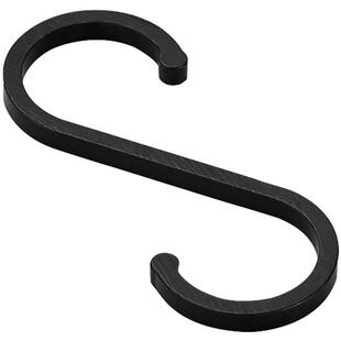 黑色厨房挂架配套S钩 厨具挂钩厨房置物架小挂钩配件活动单勾挂件