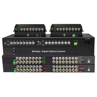 4路8路16路同轴高清视频光端机AHD/HDTVI/HDCVI同轴高清监控支持海康大华960P1080P兼容消防水泡