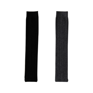 护膝袜女羊毛过膝袜秋冬保暖腿套长筒袜不带脚长袜子冬季防滑袜套