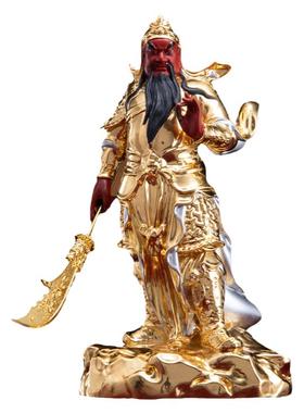 铜关公关二爷摆件家用武财神像