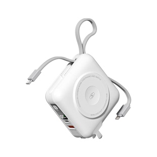 powerbank ccc磁吸充电宝3c认证可上飞机45W大功率自带插头自带线