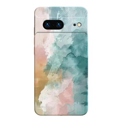 青山色适用谷歌PIXEL7手机壳谷歌PIXEL6pro新款硅胶保护套Google简约Googlepixe男女p油画涂鸦艺术Plxel外壳