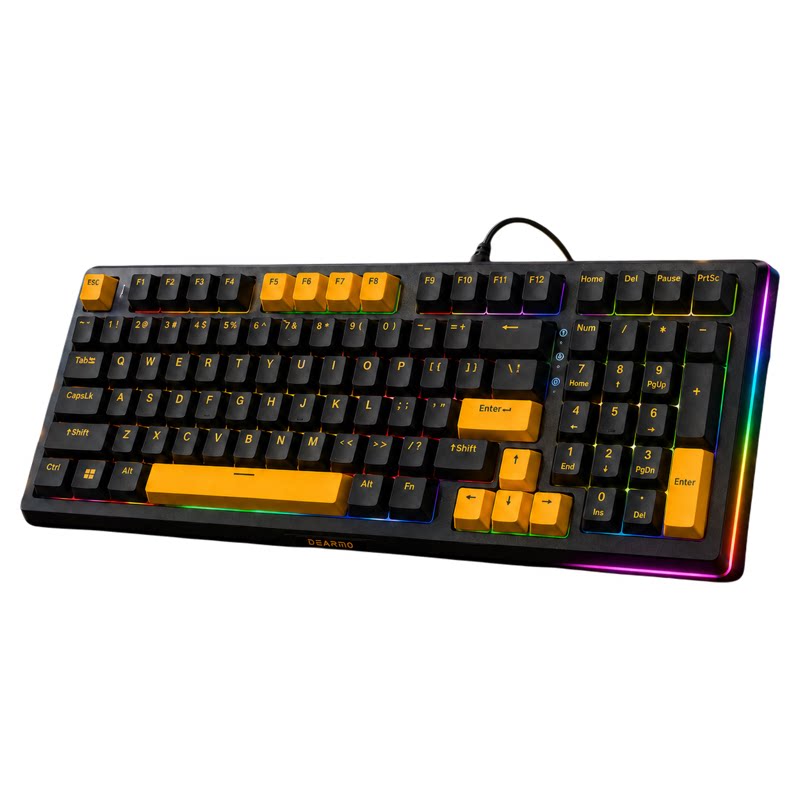 F99光轴电竞机械键盘RGB