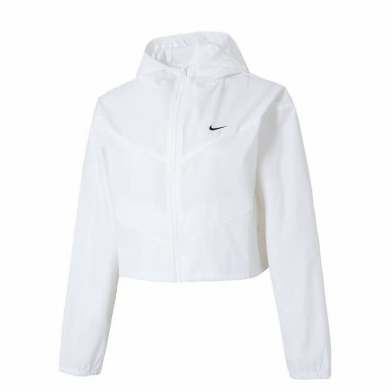 耐克/NIKE 女子运动休闲梭织连帽外套夹克防晒衣HJ1183-100