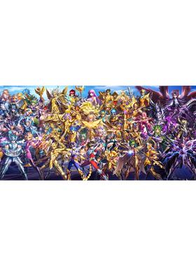 圣斗士装饰画沙加撒加十二星座客厅床头挂画宿舍卡通动漫海报