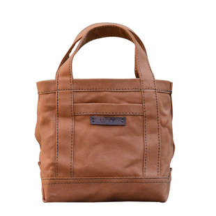 迷你款 mini焦糖色帆布托特tote包单肩手提 可定制原创设计uivy