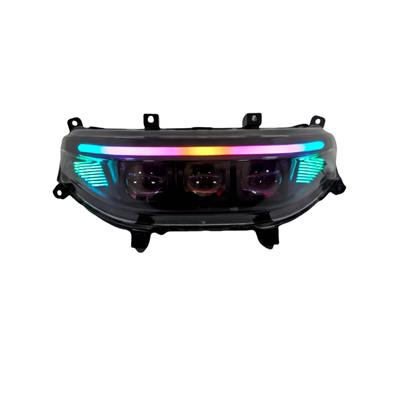 九号透镜前大灯M395cmax脉冲爆闪