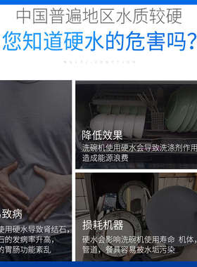 LARGE亮洁洗碗机专用软水盐非洗碗粉洗涤剂预防水垢清洁剂