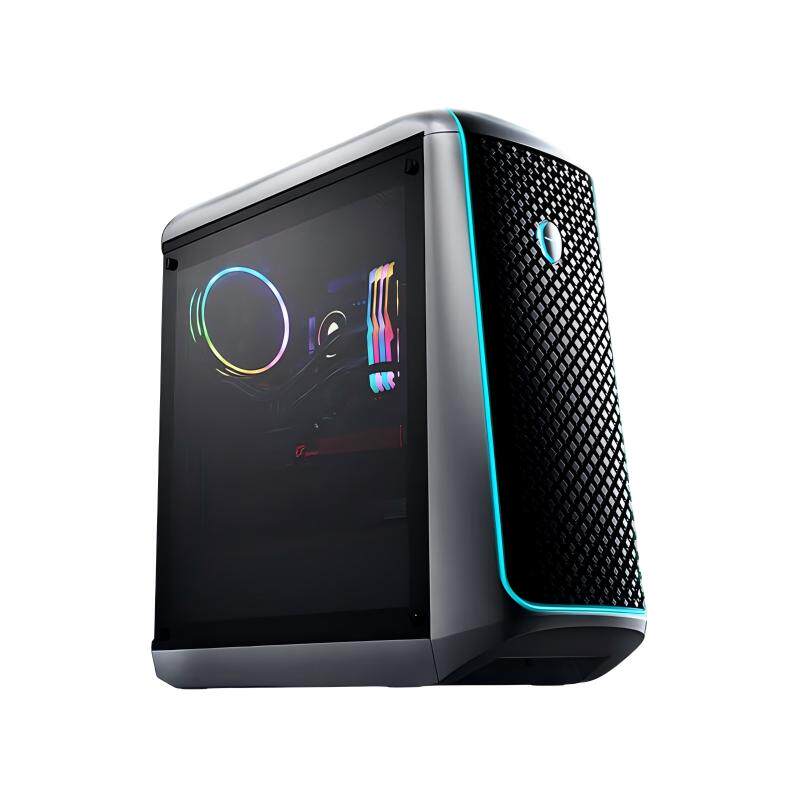 雷神黑武士星链台式机主机i5-14400酷睿RTX5060Ti显卡32G内存1TB大容量固态游戏电竞办公商用电脑台式主机
