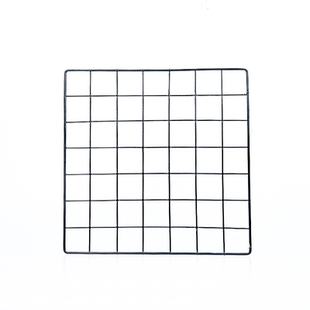 网片网格铁丝格子网白色超市网架墙上置物架幼儿园作品展示架铁网