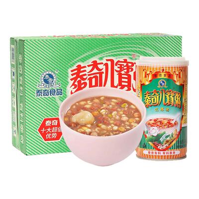 泰奇八宝粥速食粥五谷杂粮方便食品代餐粥多口味早餐粥12罐整箱