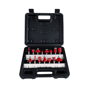 木工修边机铣刀1/4柄各种木材切削一次成型木工铣刀直刀组合套装