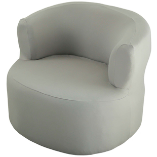 2025小单人沙发套罩四季一半截扶手矮靠背儿童U形化妆椅懒人独个