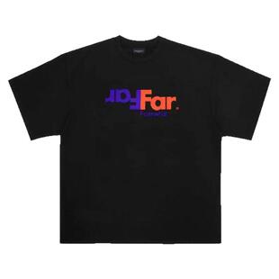 清仓!Far archive美式潮牌彩色反转字母T恤重磅男女情侣同款短袖