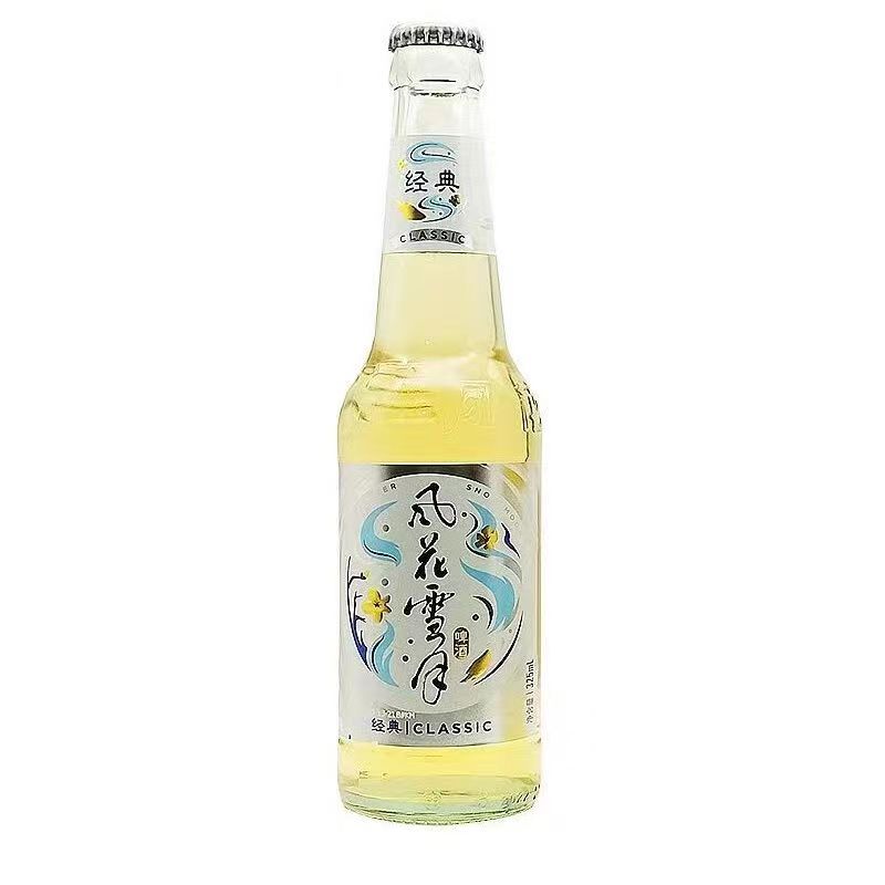 风花雪月啤酒云南大理产小麦黄啤