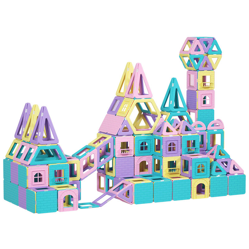 【17件套】磁力片儿童益智玩具积木