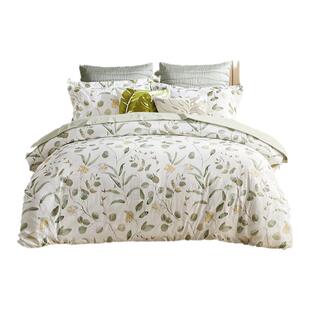 HarborHouse纯棉四件套100全棉60支贡缎印花床单被套床品轻奢高级