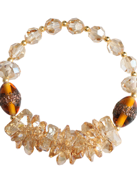 9h奥地利水晶捷克琉璃珠手链瑞丽