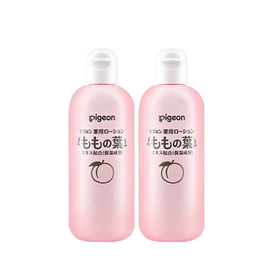 日版贝亲桃子水抚触油舒缓