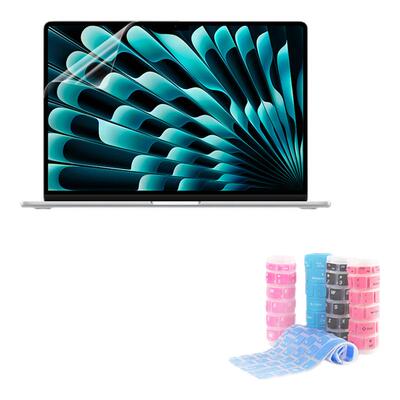 适用于苹果MacBookPro14/16Air13防刮A3403 M4/3电脑屏幕膜A2338钢化膜A3112键盘膜A3401防窥膜A2941防爆贴膜