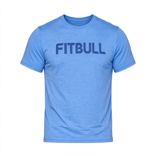 Fitbull训练美式男子T恤高弹吸汗速干运动跑步圆领短袖健身服撸铁