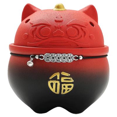 国潮香薰炉渐变色彩工艺炉口宽阔