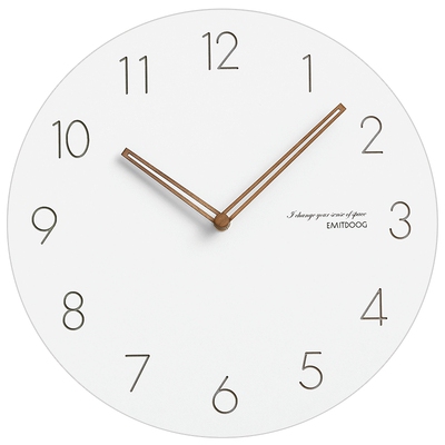EMITDOOG简约北欧静音挂表