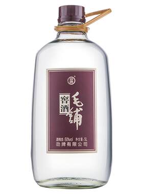劲牌50度劲头足窖酒5L玻璃瓶