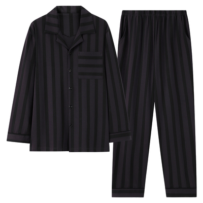 男款睡衣男士春秋款秋季纯棉长袖