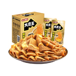 【商超同款】盐津铺子大魔王魔芋素毛肚麻酱盒装爽休闲小零食