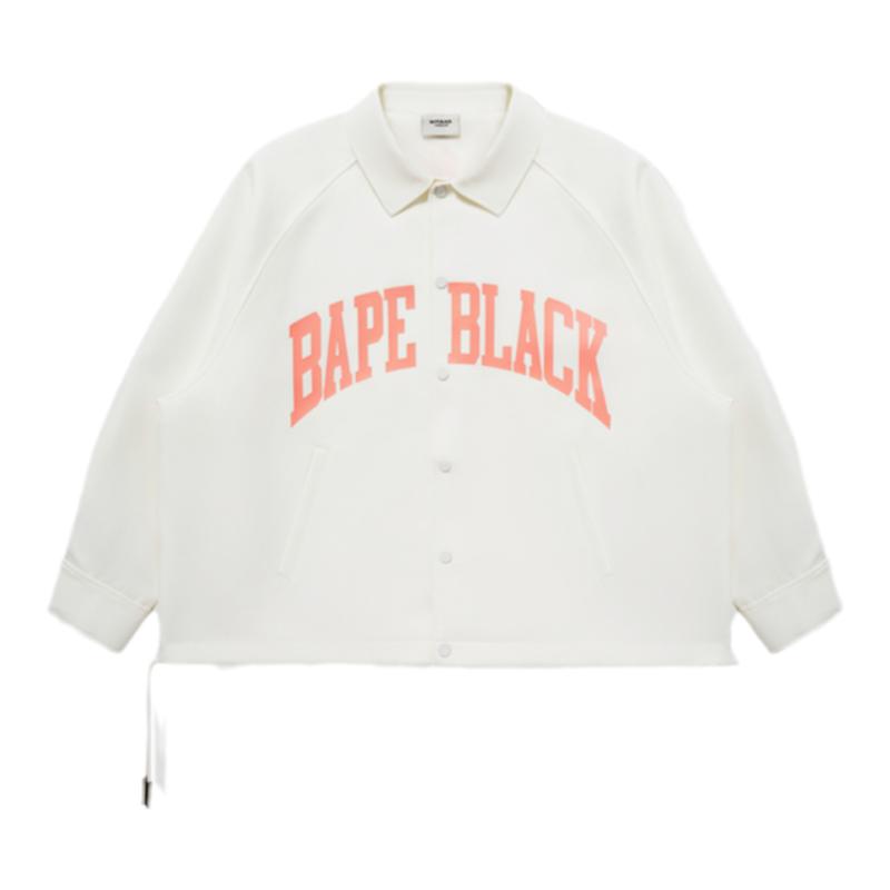 撞色印花教练夹克BAPE